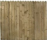 Premier Round Top Closed Board 95mm Pressure Treated Panel