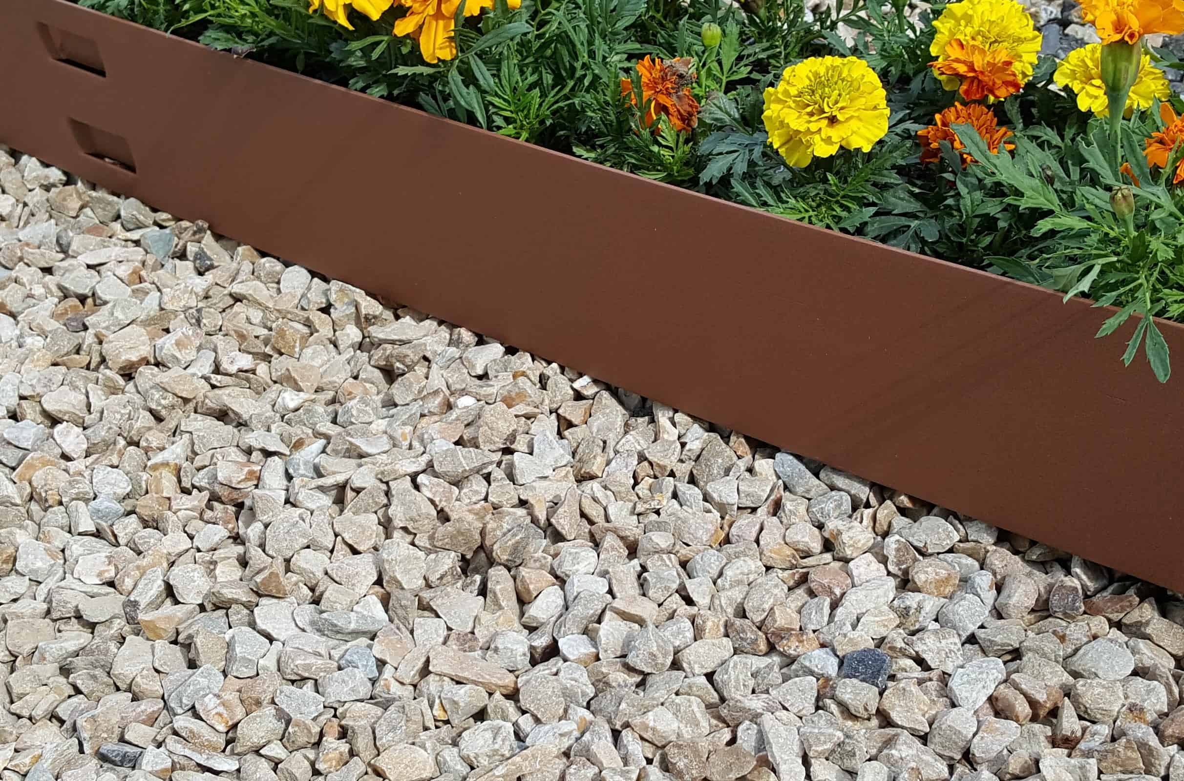 Metal Lawn Edging Steel LD Corten 2.3m x 100mm x 1.75mm ...