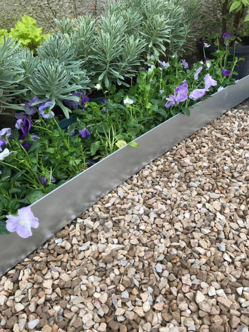 Safe Edge Galvanised Lawn Edging Landscape Depot