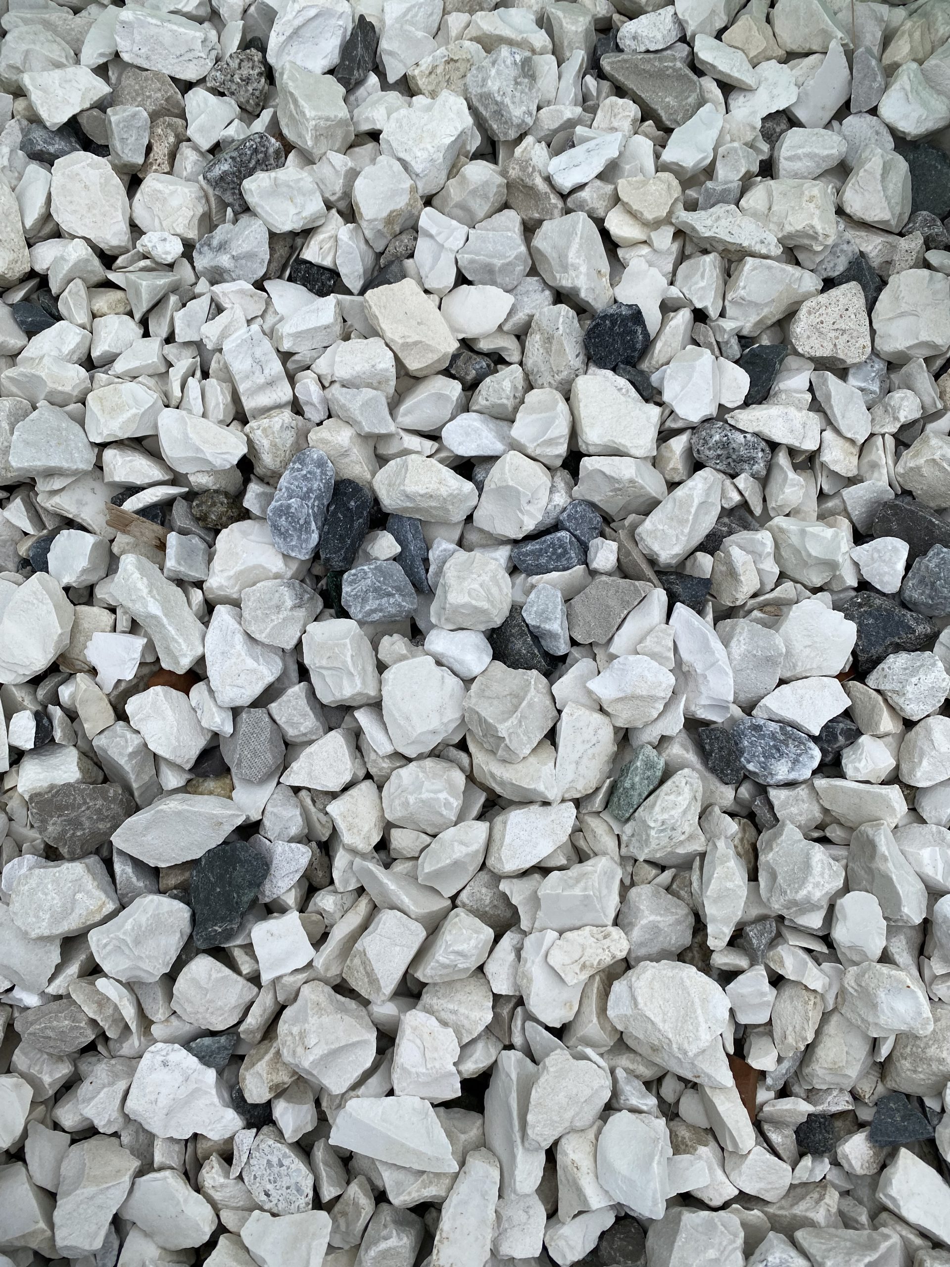 White Ice Decorative Stone Mulch