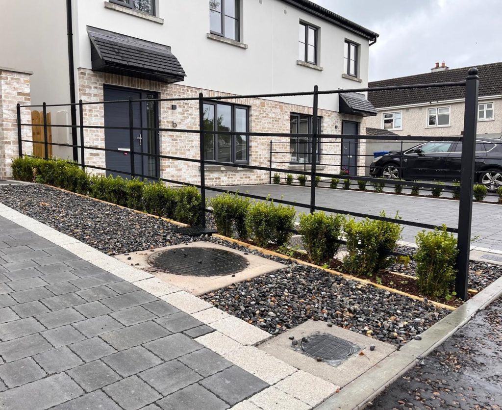 Estate Railing Galvanised and Power Coated