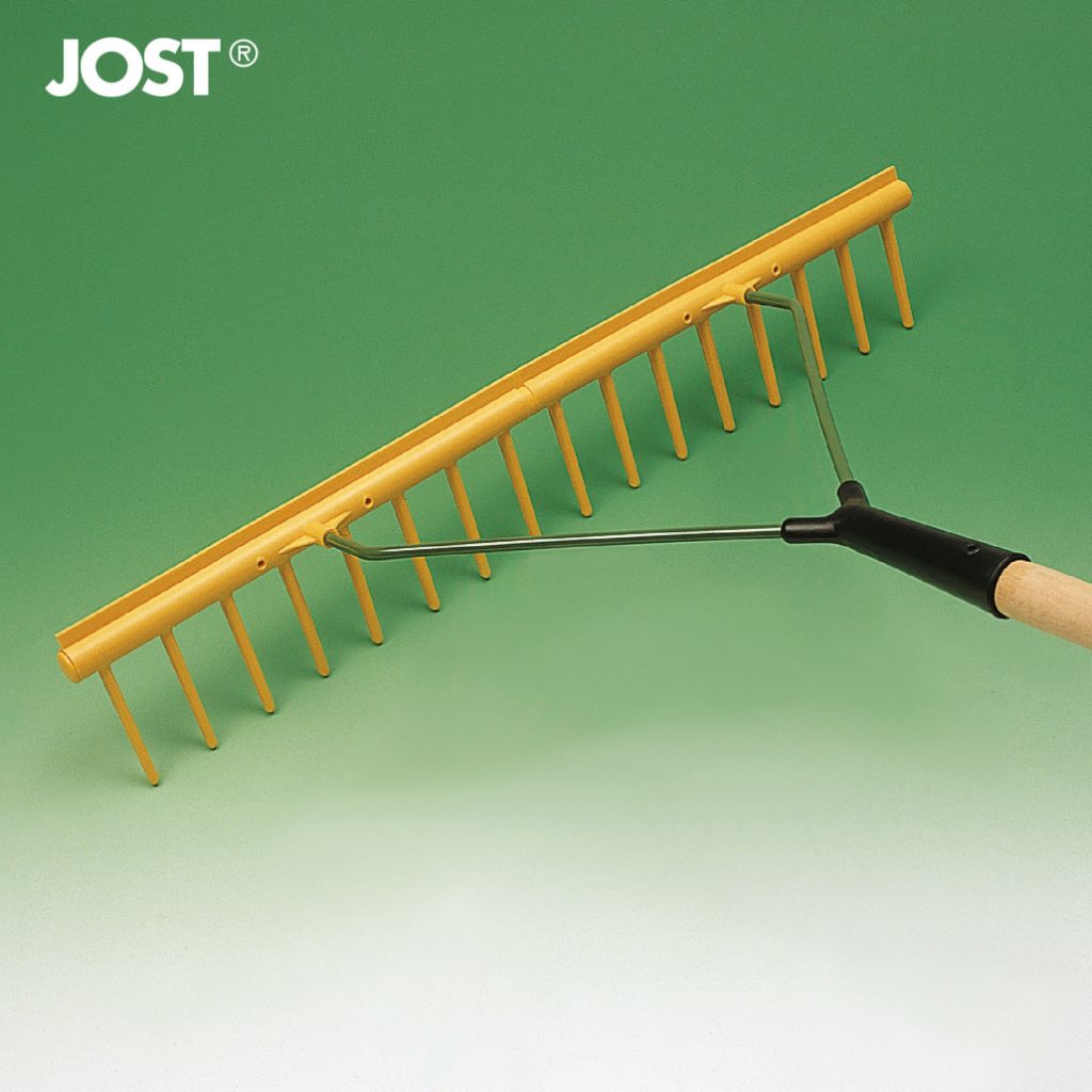 Flex Tooth Rake JOST 16 Tooth PVC Soil Levelling Rake - Landscape Depot